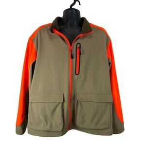 Men's Olive and Orange Lightweight Jacket